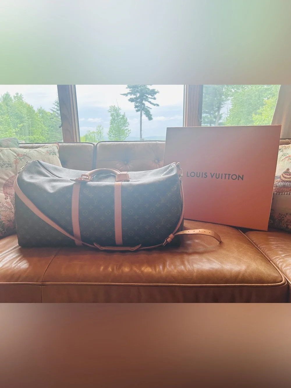 Louis Vuitton Keepall Bandouliere 60 in Monogram canvas